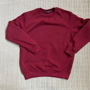 PrettyLittleThing  Deep Red Crewneck Sweater